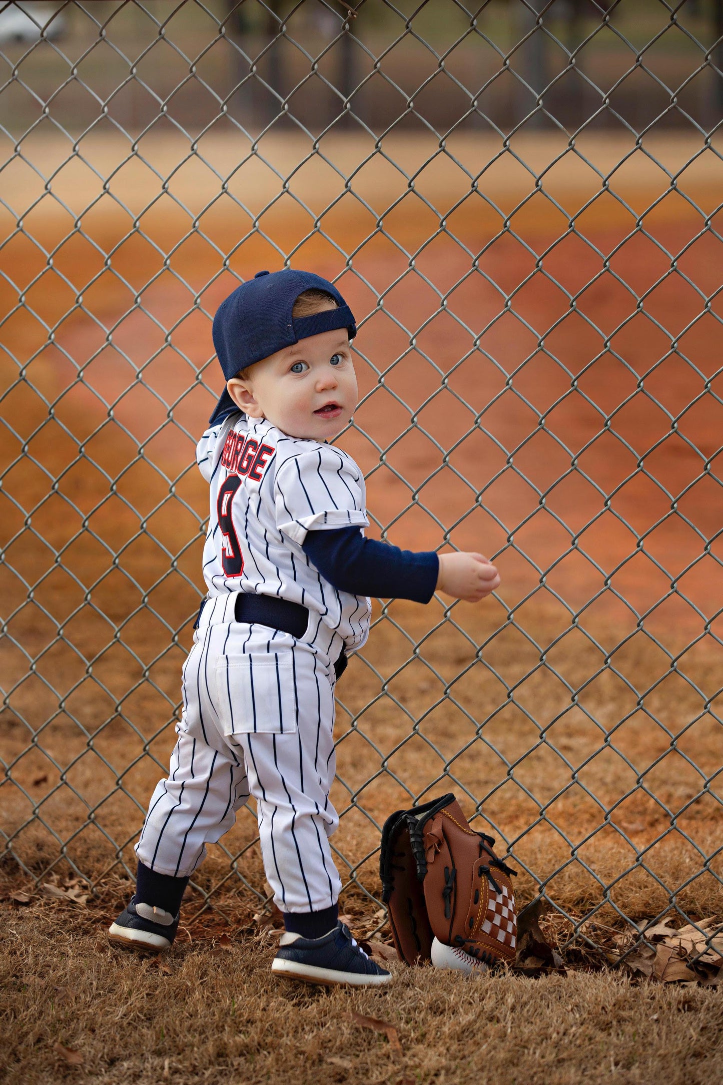 Baby Pinstripe Baseball Pants Newborn Cake Smash Outfit handmade halloween outfit baseball themed