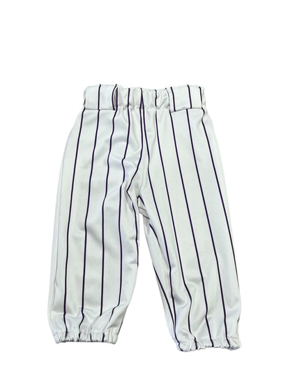 Navy Pinstripe Baseball Outfit -  EMBROIDERED Baseball Jersey and pants