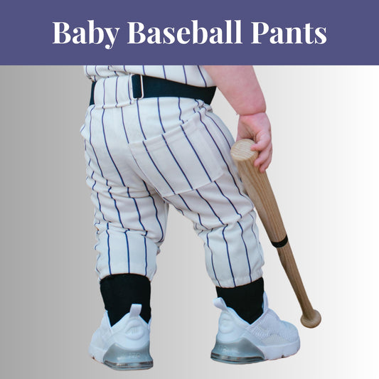 Baby Pinstripe Baseball Pants Newborn Cake Smash Outfit handmade halloween outfit baseball themed