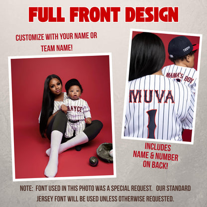 Personalized Family Baseball Jerseys Matching Mom Dad & Baby Outfit for Pregnancy Announcement Baseball Themed Photo Shoot Outfits