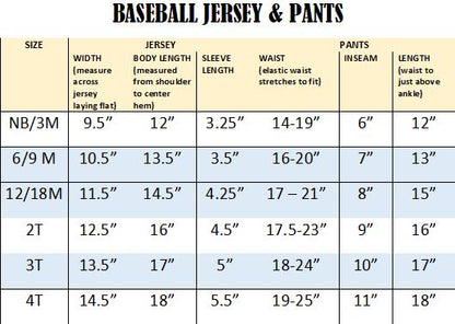 Red Pinstripe Baseball Outfit -  EMBROIDERED Baseball Jersey and pants