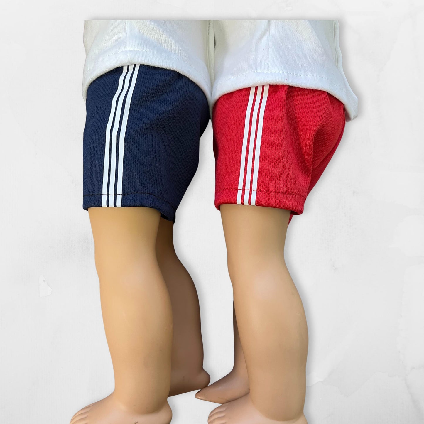 Handmade 18 Inch Doll Gym Shorts fits American Girl Doll Soccer Shorts Fits Boy or Girl Dolls Gender Neutral Gift for Kids