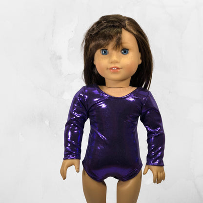 Doll Gymnastics Leotard Gift for little girls Personalized dancewear fits American Girl dolls Dance Outfit  Tumbling Set