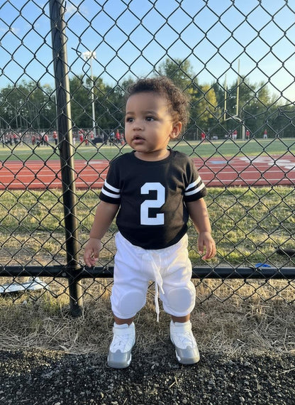 Childs Football Jersey with pants Personalized Toddler Football Jersey football outfit for Halloween costume gift for sports fans