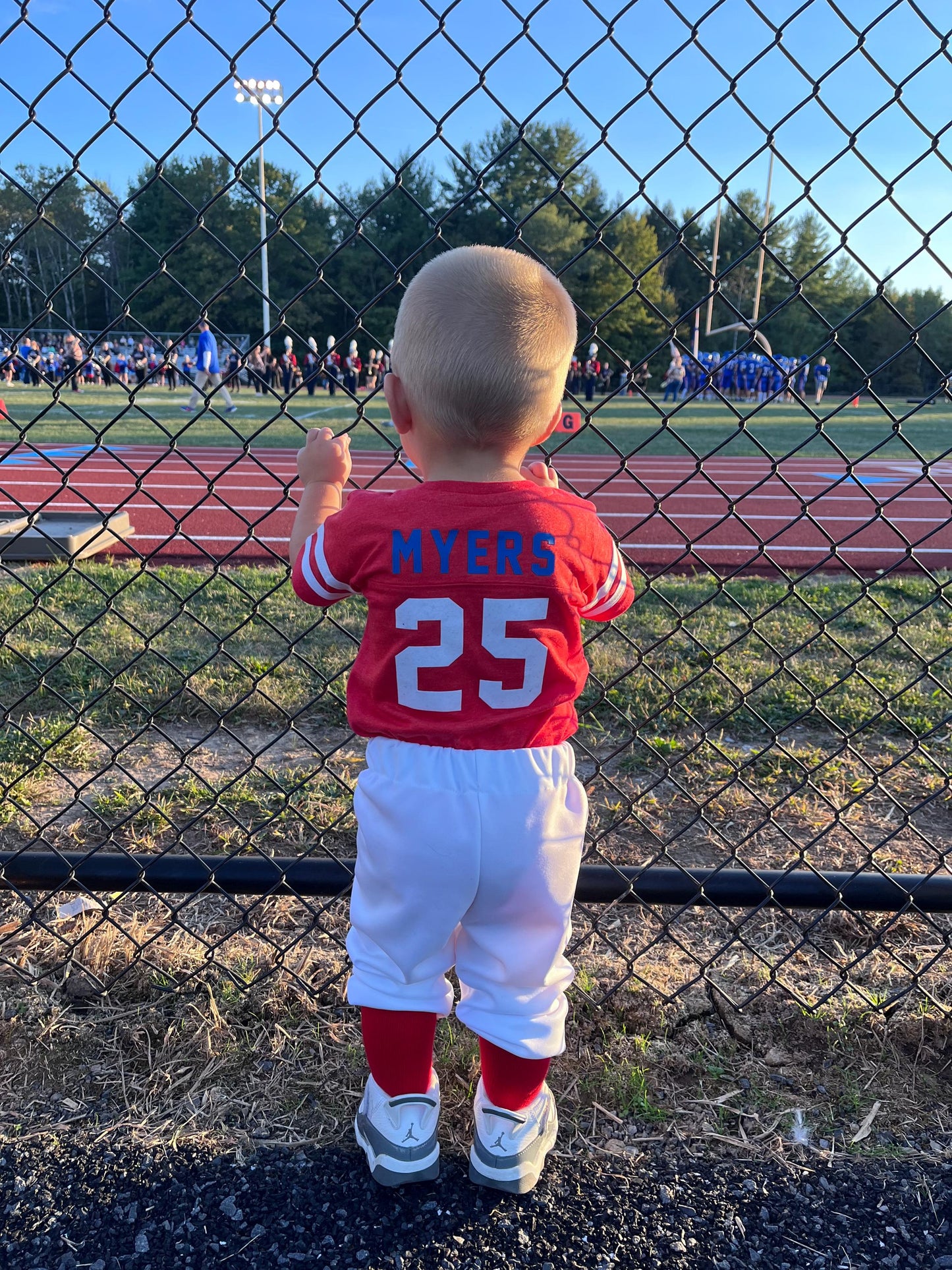 Childs Football Jersey with pants Personalized Toddler Football Jersey football outfit for Halloween costume gift for sports fans