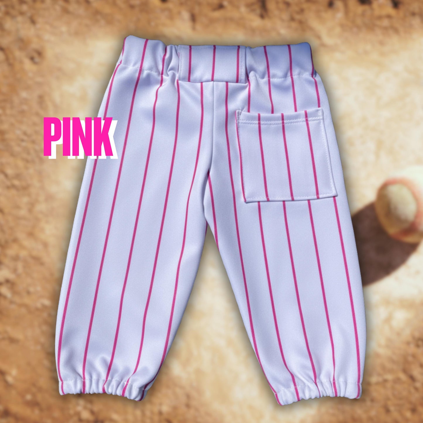 Baby Pinstripe Baseball Pants Newborn Cake Smash Outfit handmade halloween outfit baseball themed