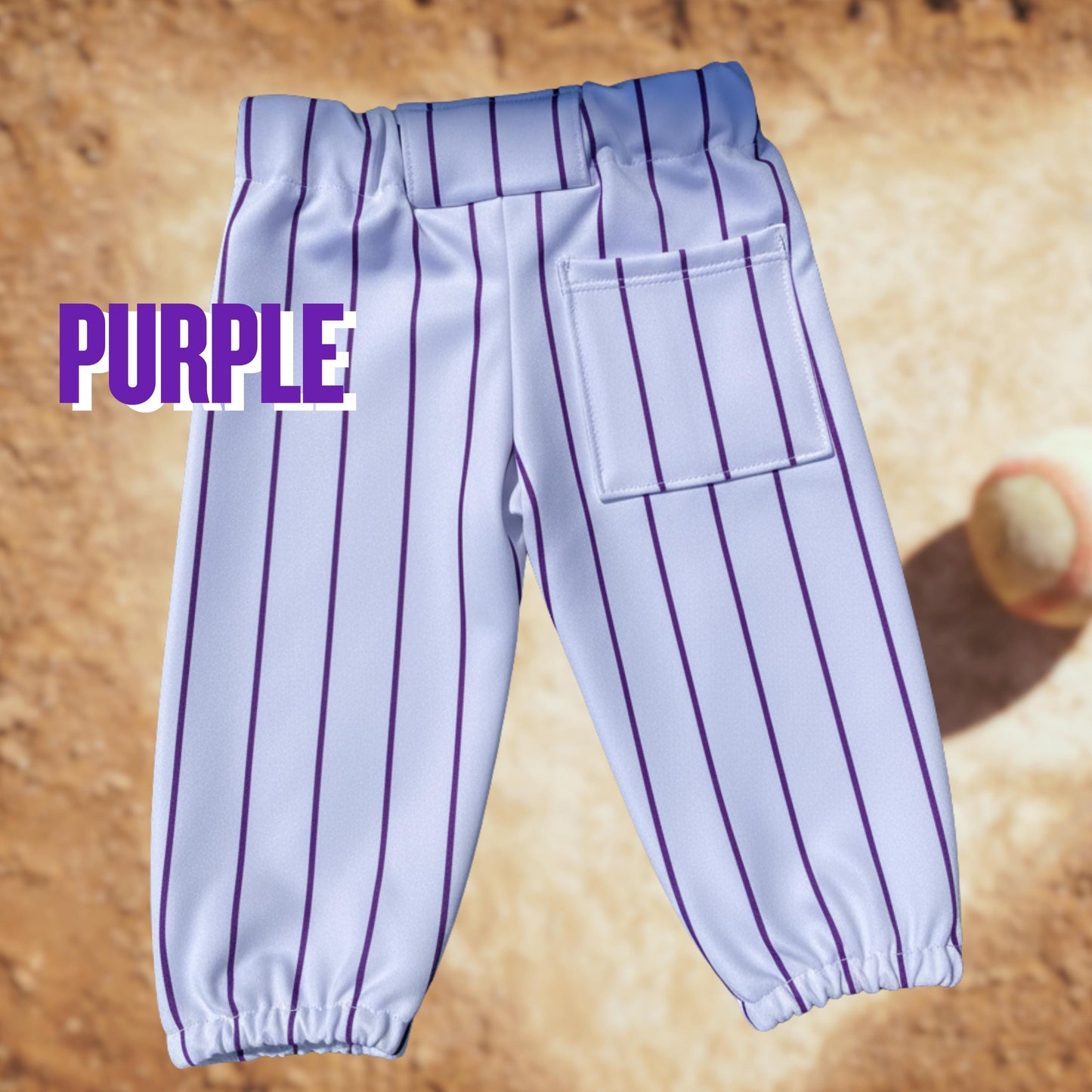 Baby Pinstripe Baseball Pants Newborn Cake Smash Outfit handmade halloween outfit baseball themed