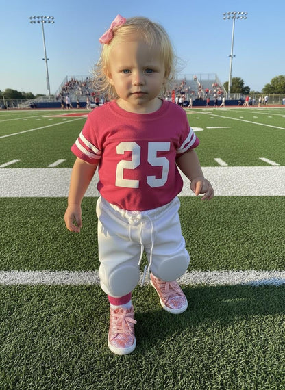 Childs Football Jersey with pants Personalized Toddler Football Jersey football outfit for Halloween costume gift for sports fans